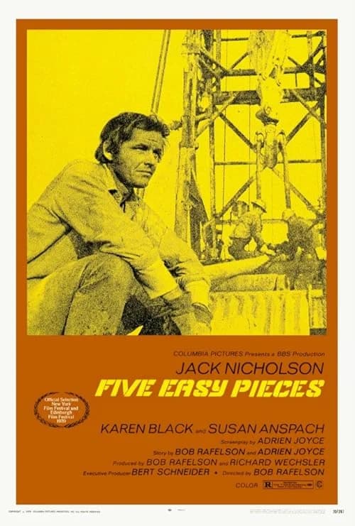 Five Easy Pieces film posteri