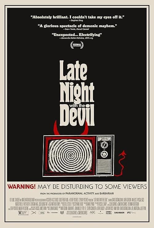 Late Night with the Devil film posteri