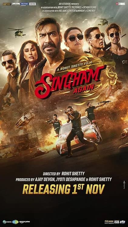 Singham Again film posteri